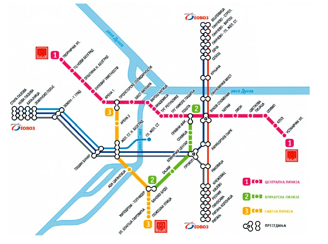 plan du mÃ©tro de belgrade le site de tous les plans de mÃ©tros