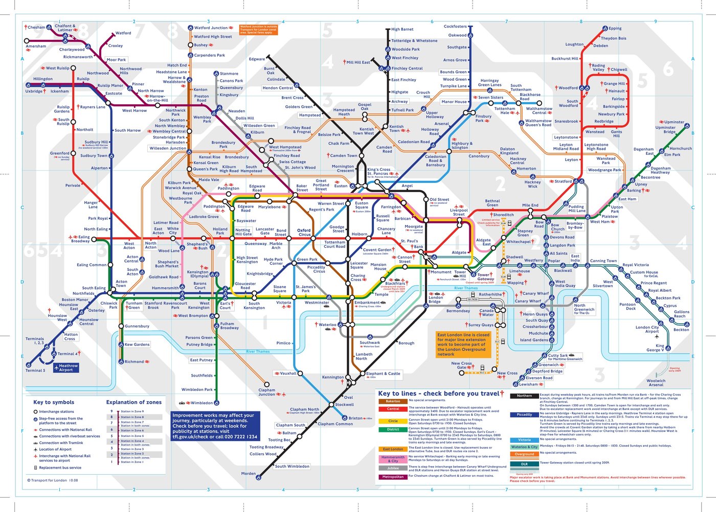 plan du mÃ©tro de londres le site de tous les plans de mÃ©tros