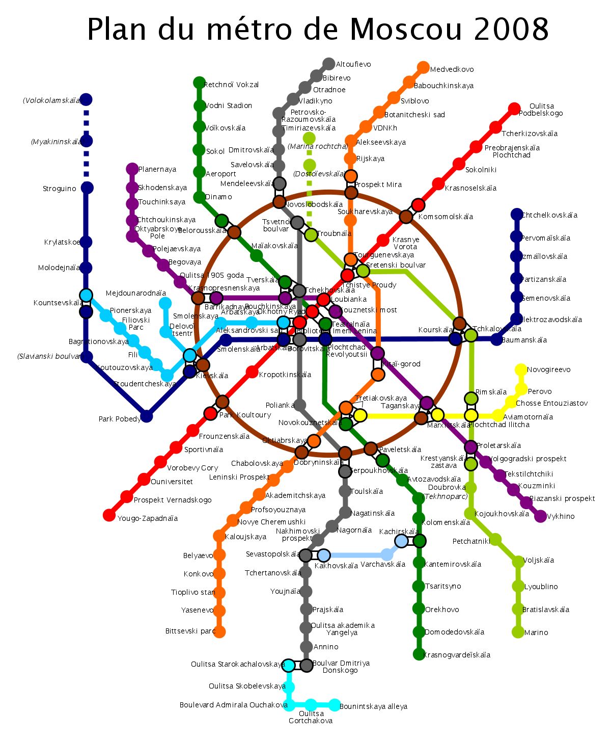 plan du mÃ©tro de moscou le site de tous les plans de mÃ©tros