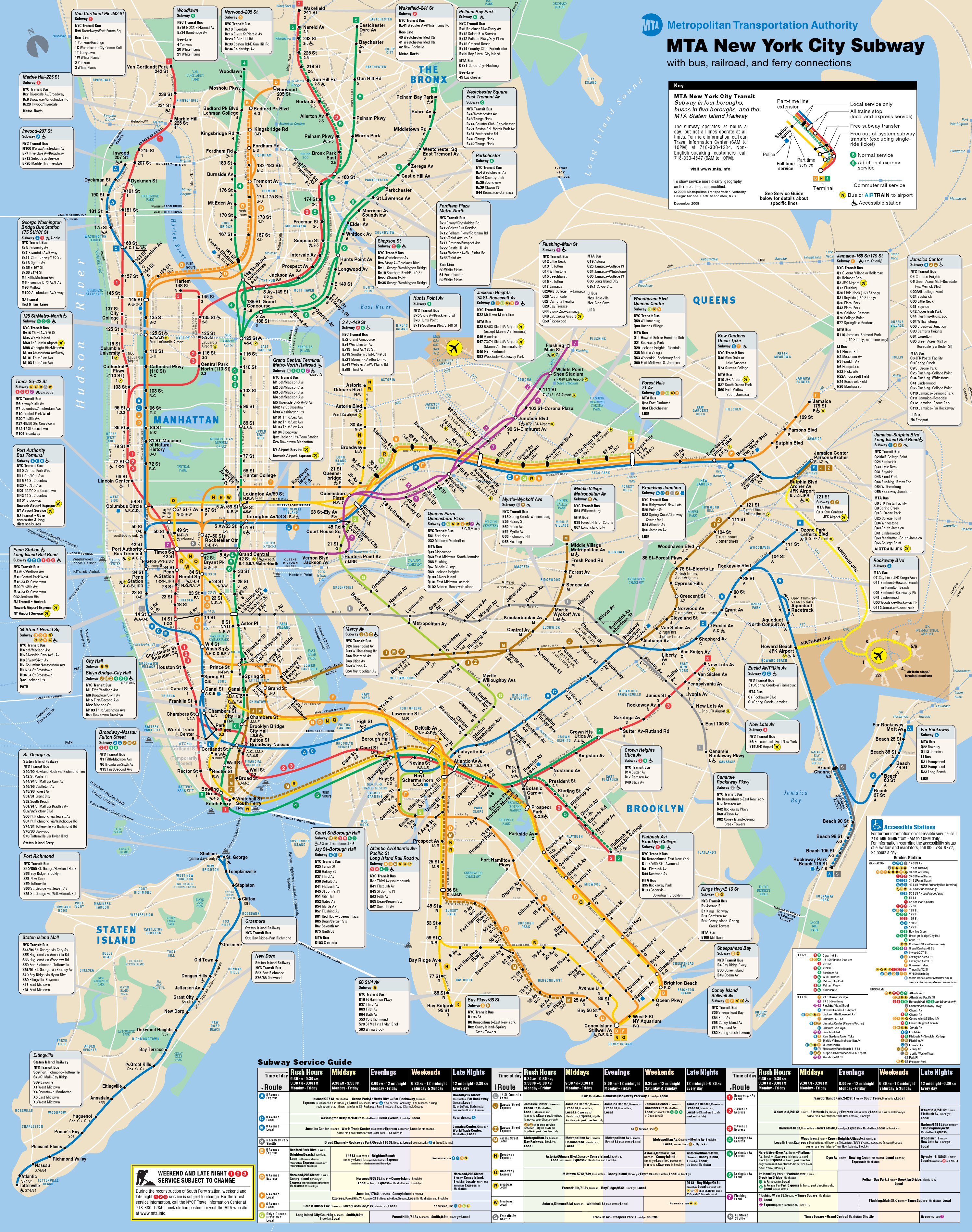 plan du mÃ©tro de new york le site de tous les plans