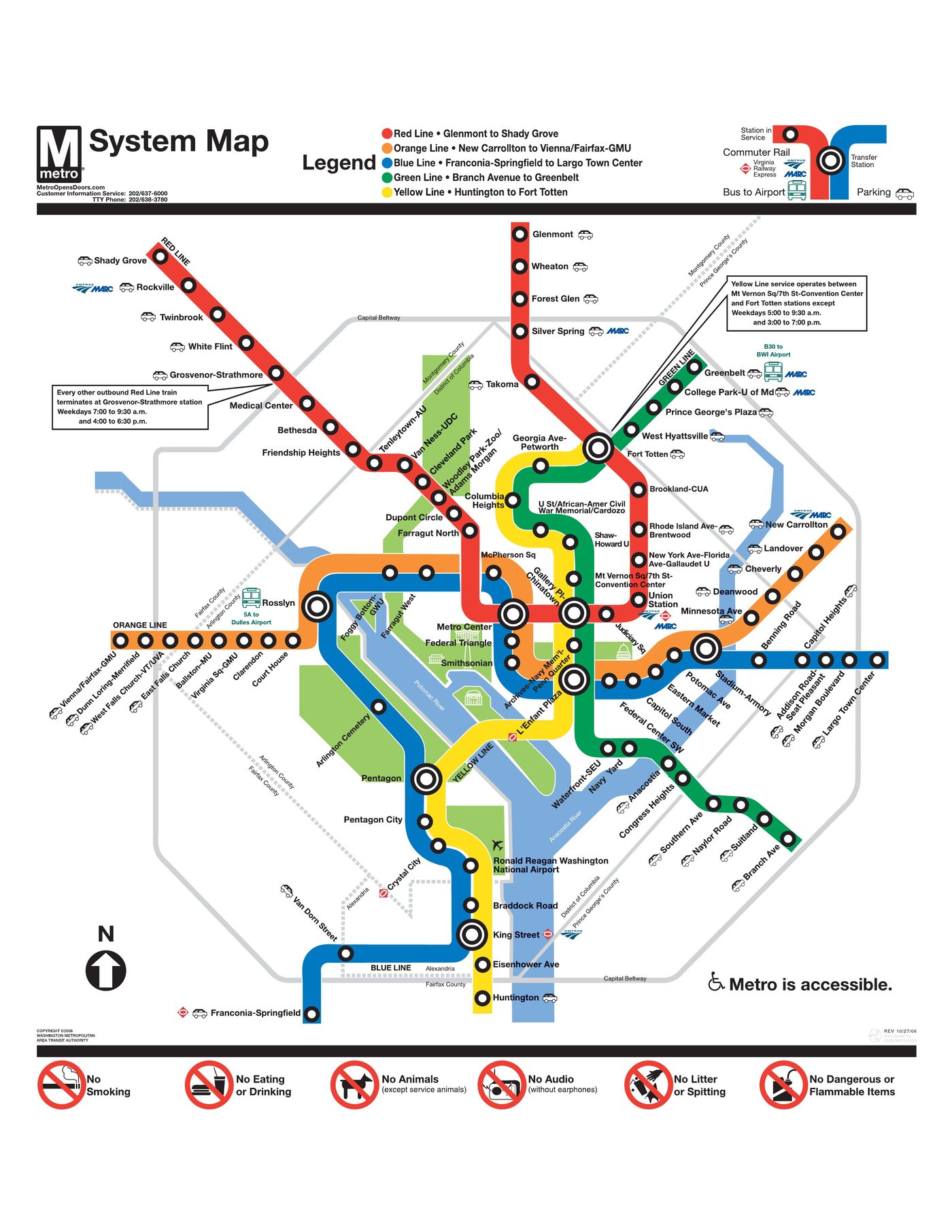 plan du mÃ©tro de washington le site de tous les plans de mÃ©tros